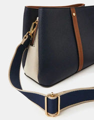 Triple Compartment Crossbody Bag
