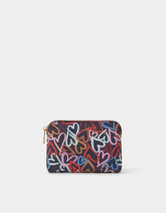 Heart Print Coin Purse