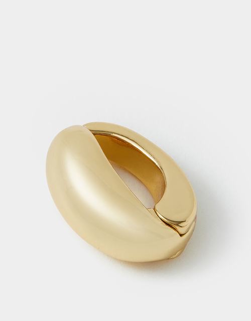 14ct Gold-Plated Lever Earrings Cuff