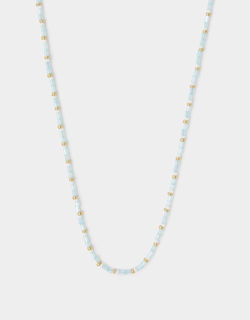 14ct Gold-Plated Bead Necklace