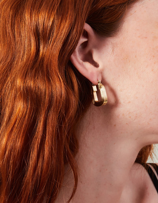 Square Hoop Earrings