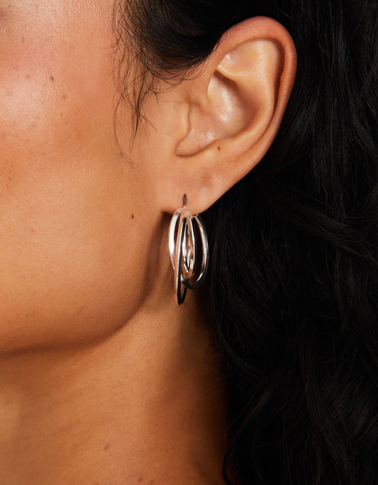 Layered Hoop Earrings