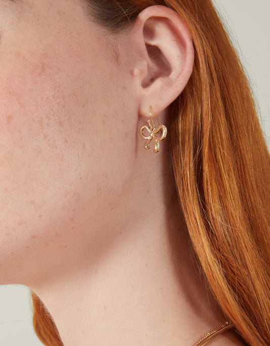 Bow Drop Earrings