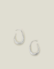 Chunky Hoop Drop Earrings