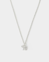 Elephant Charm Pendant Necklace