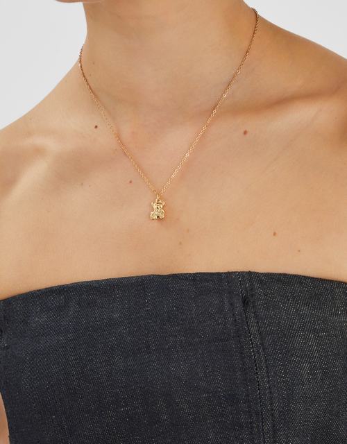 Teddy Bear Pendant Necklace
