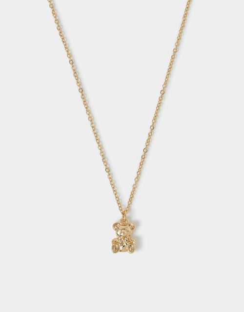 Teddy Bear Pendant Necklace