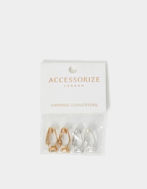 2-PACK CLIP-ON EARRINGS CONVERTERS