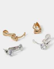 2-PACK CLIP-ON EARRINGS CONVERTERS
