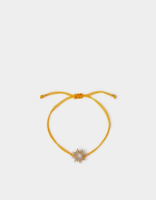 Sun Charm Cord Bracelet