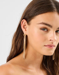 Slinky Knot Drop Earrings