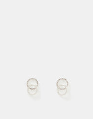Infinity Pavé Drop Earrings