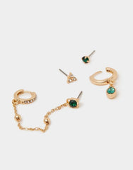 10 X THREAD THRU EAR STAC