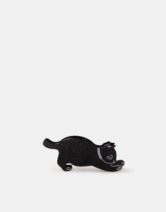 Black Cat Claw Clip