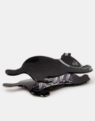 Black Cat Claw Clip