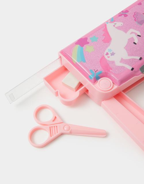 Girls Unicorn Pop-Out Pencil Case