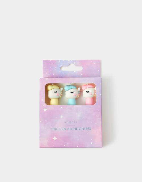 3-Pack Girls Unicorn Highlighters