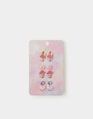 5-Pack Girls Fairy Clip-On Earrings