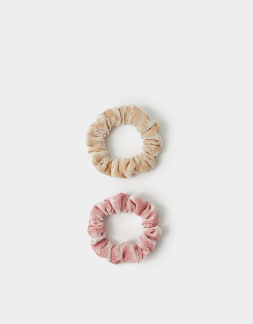 2-Pack Girls Velvet Scrunchies