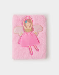 Girls Faux Fur Fairy A5 Notebook