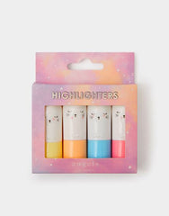4-Pack Girls Mini Cat Highlighters