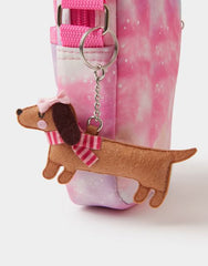 Girls Sausage Dog Bag Charm