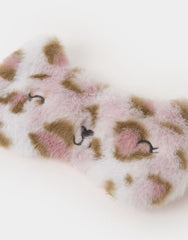 Fluffy Leopard Eye Mask
