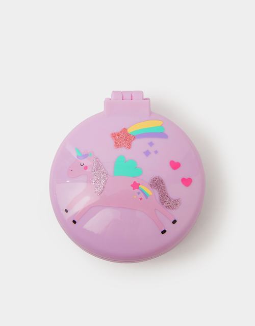 Girls Unicorn Compact Hair Brush