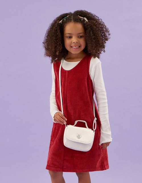 Girls Glitter Handle Crossbody Bag