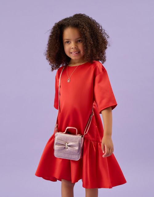 Bow Glitter Crossbody Bag