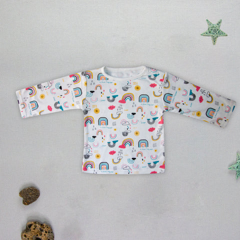 Rainbow doodle shirt | Tops & T-Shirts | The nest clothing