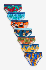 NEXT - Bright Animals Cotton Briefs 7 Pack (1.5-10yrs)