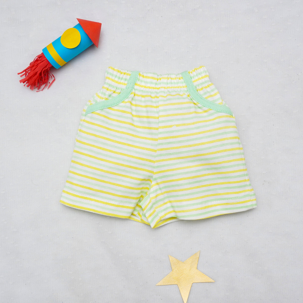 Yellow Stripes Shorts | Pants - Leggings - Shorts & Capri | The nest clothing