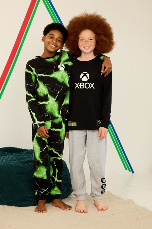 Black/Green Xbox Pyjamas 2 Pack NEXT UK