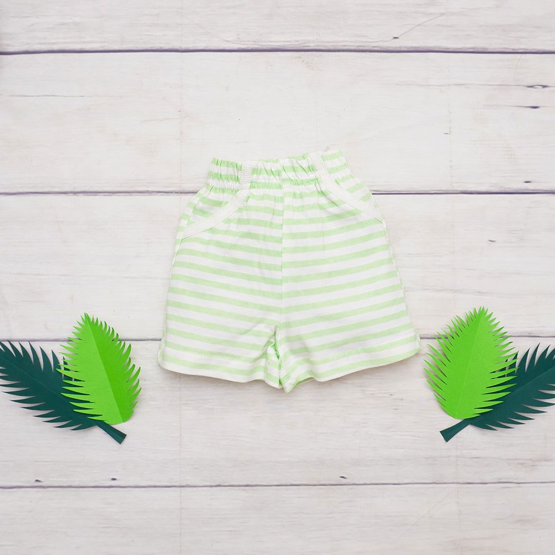 Green Striped Shorts | Pants - Leggings - Shorts & Capri | The nest clothing