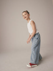 Light Blue Wide Leg Jeans (3-16yrs)