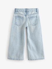 Light Blue Wide Leg Jeans (3-16yrs)