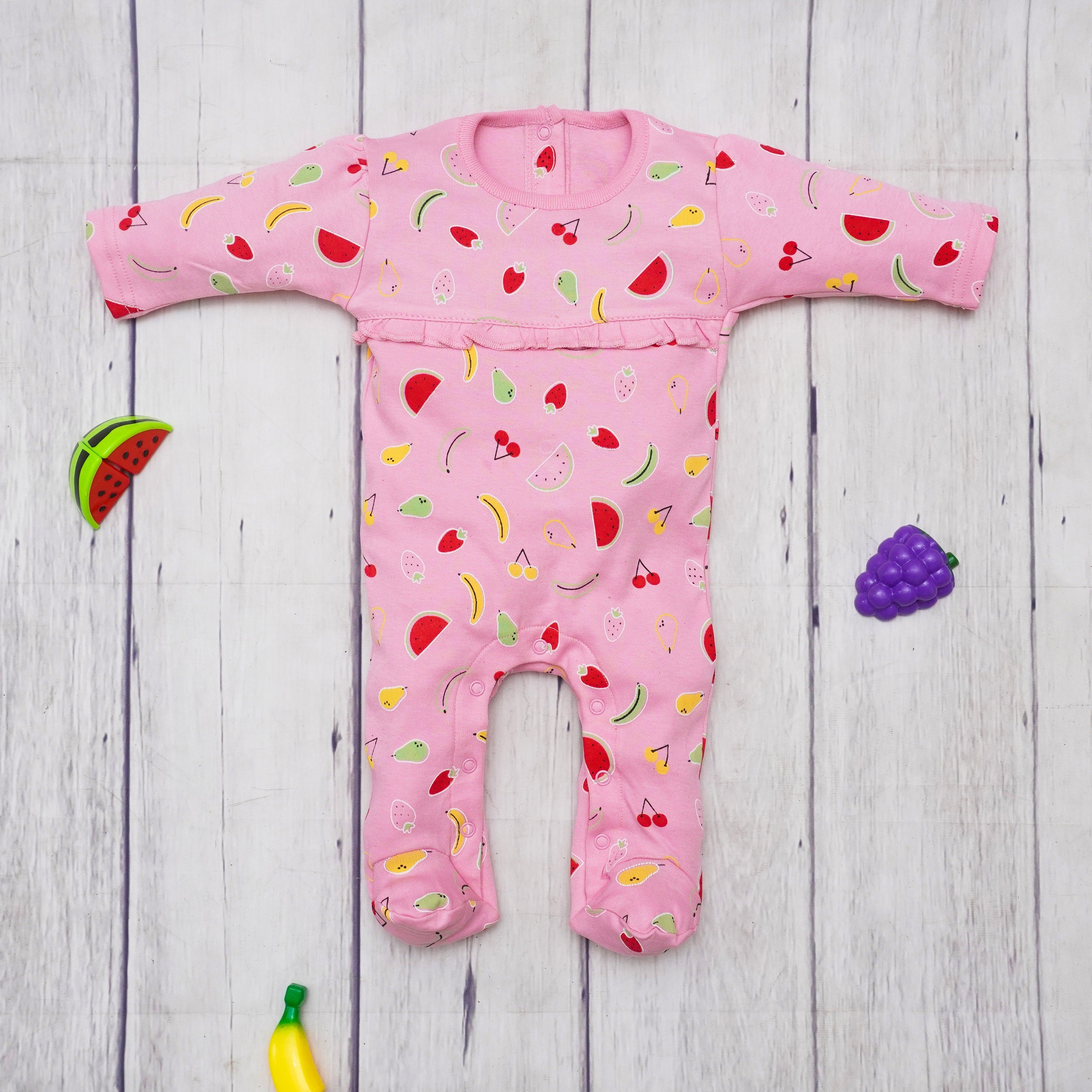 Pink Tropical Sleeping Suit | Suits & Sets | The nest clothing