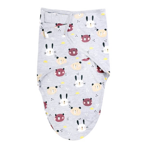 Playful bunny hooded swaddle sheet | Wrapping Sheets | The nest clothing