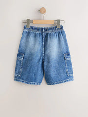 Blue Cargo Shorts (3-16yrs)