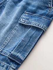 Blue Cargo Shorts (3-16yrs)