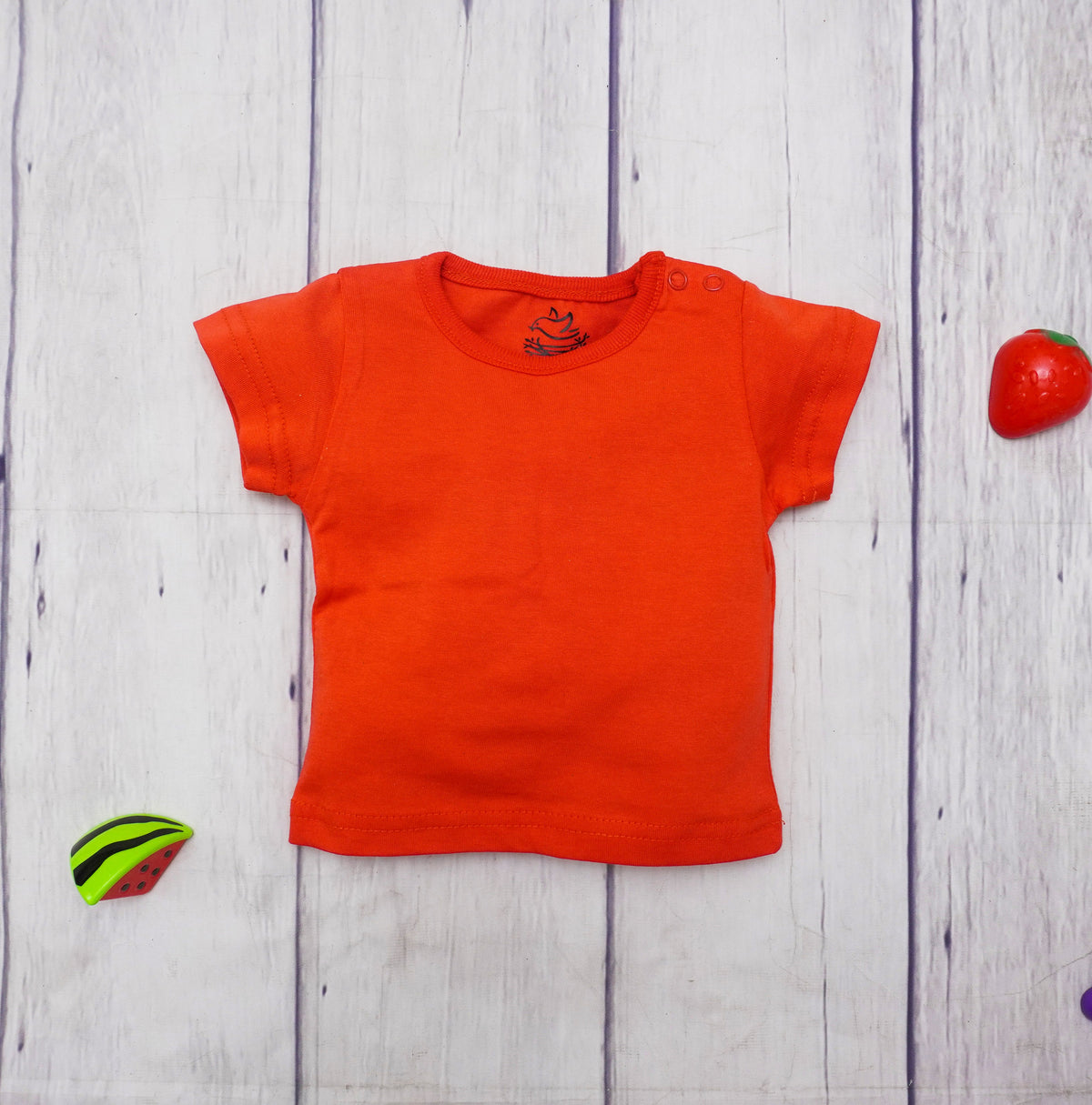 Orangey Frilled Shirt | Tops & T-Shirts | The nest clothing