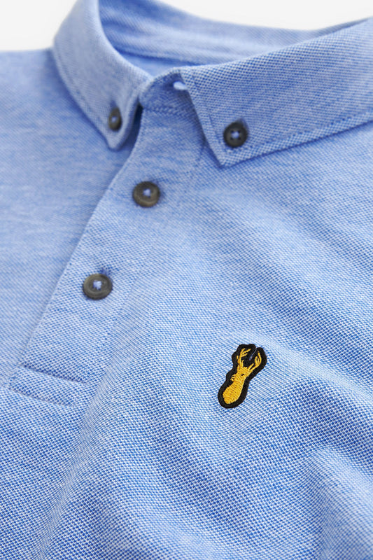 NEXT - NCNYF-Jersey Tops-Blue Long Sleeve Polo Shirt