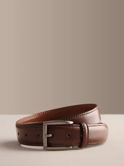 Brown Signature Formal Belt Made In Italy