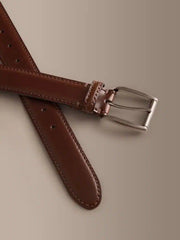 Brown Signature Formal Belt Made In Italy