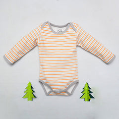 Orange Striped Bodysuit | Suits & Sets | The nest clothing