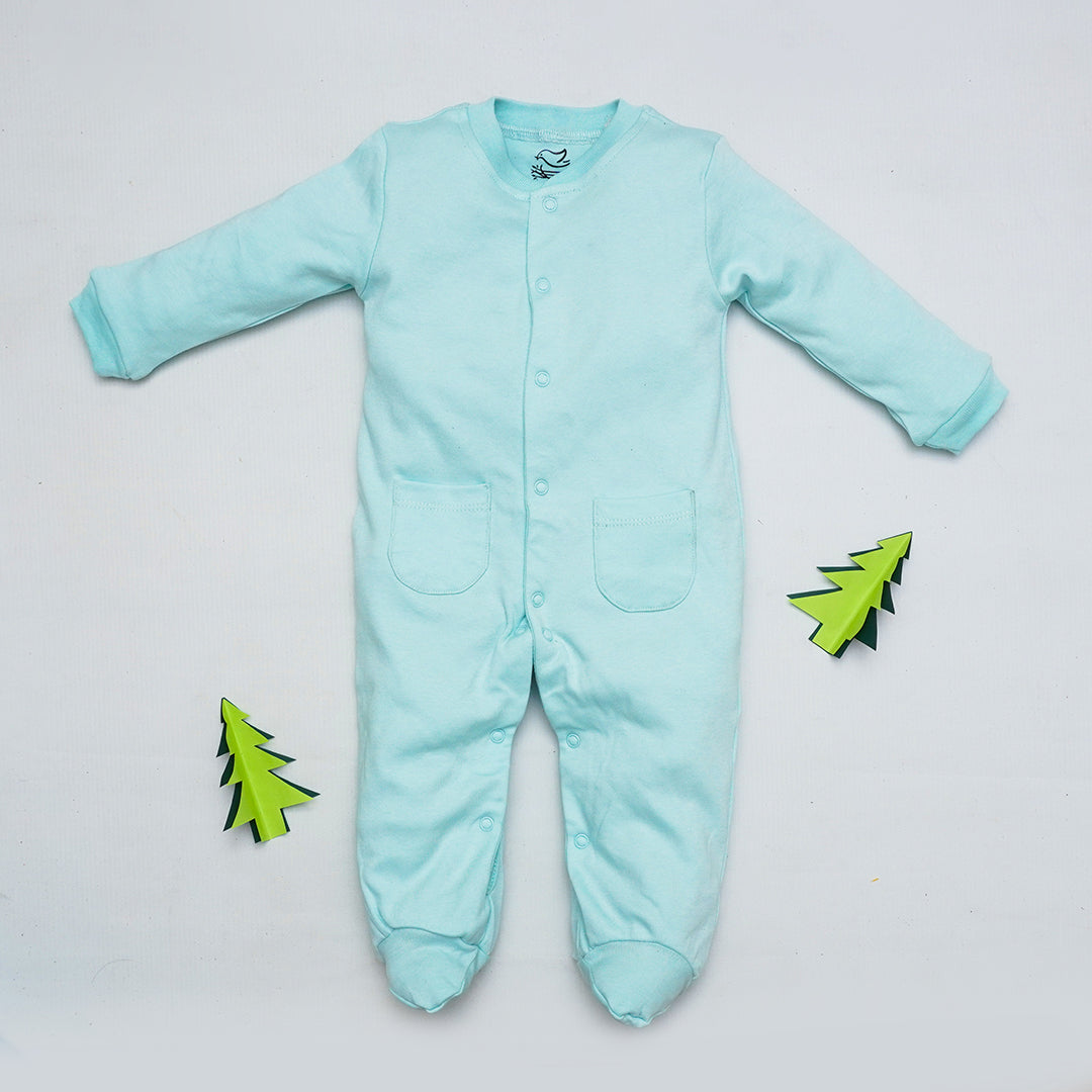 Plain Blue Sleeping Suit | Suits & Sets | The nest clothing