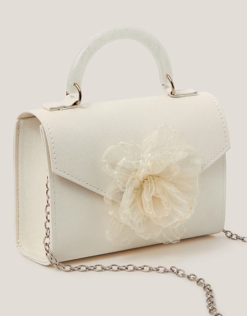 Organza Flower Glitter Bag