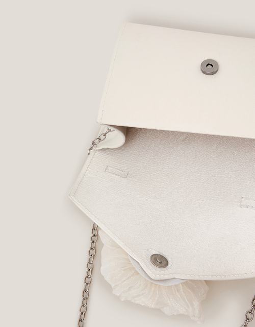 Organza Flower Glitter Bag