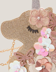 Ella Sequin Flower Unicorn Bag